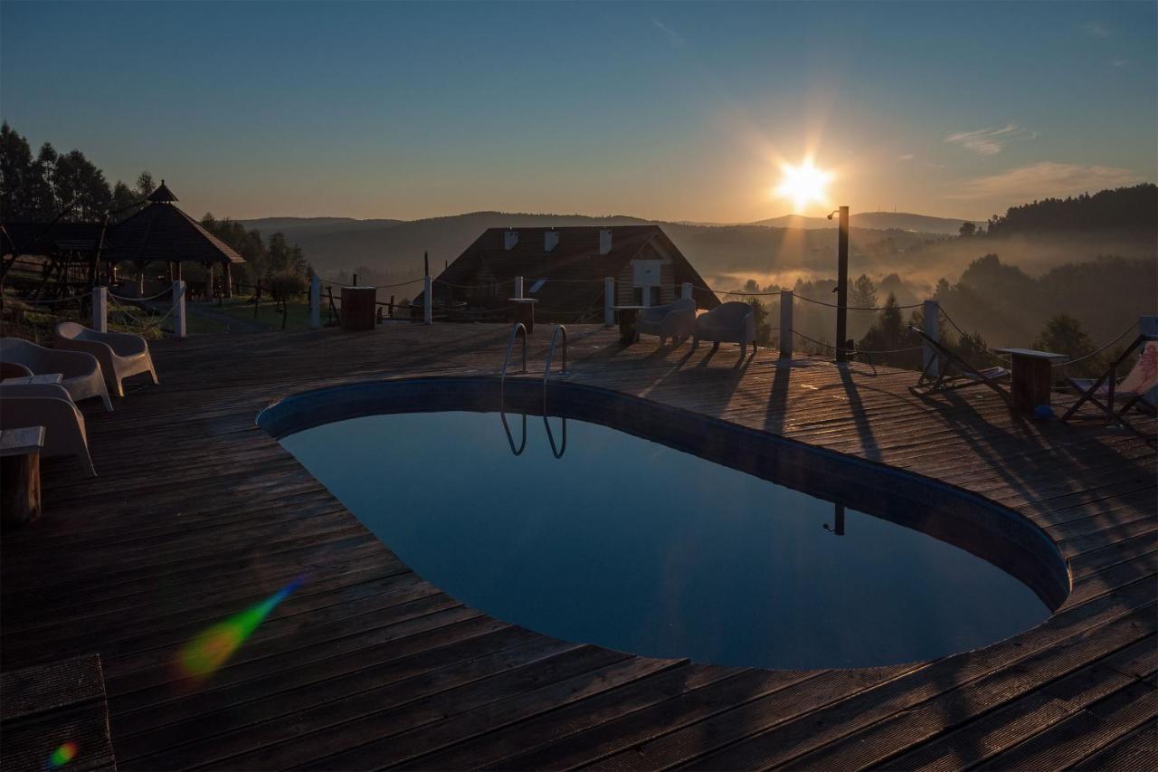 Chata W Bieszczadzie Apartamenty I Domki Z Sauna Bieszczady Polańczyk Exterior foto