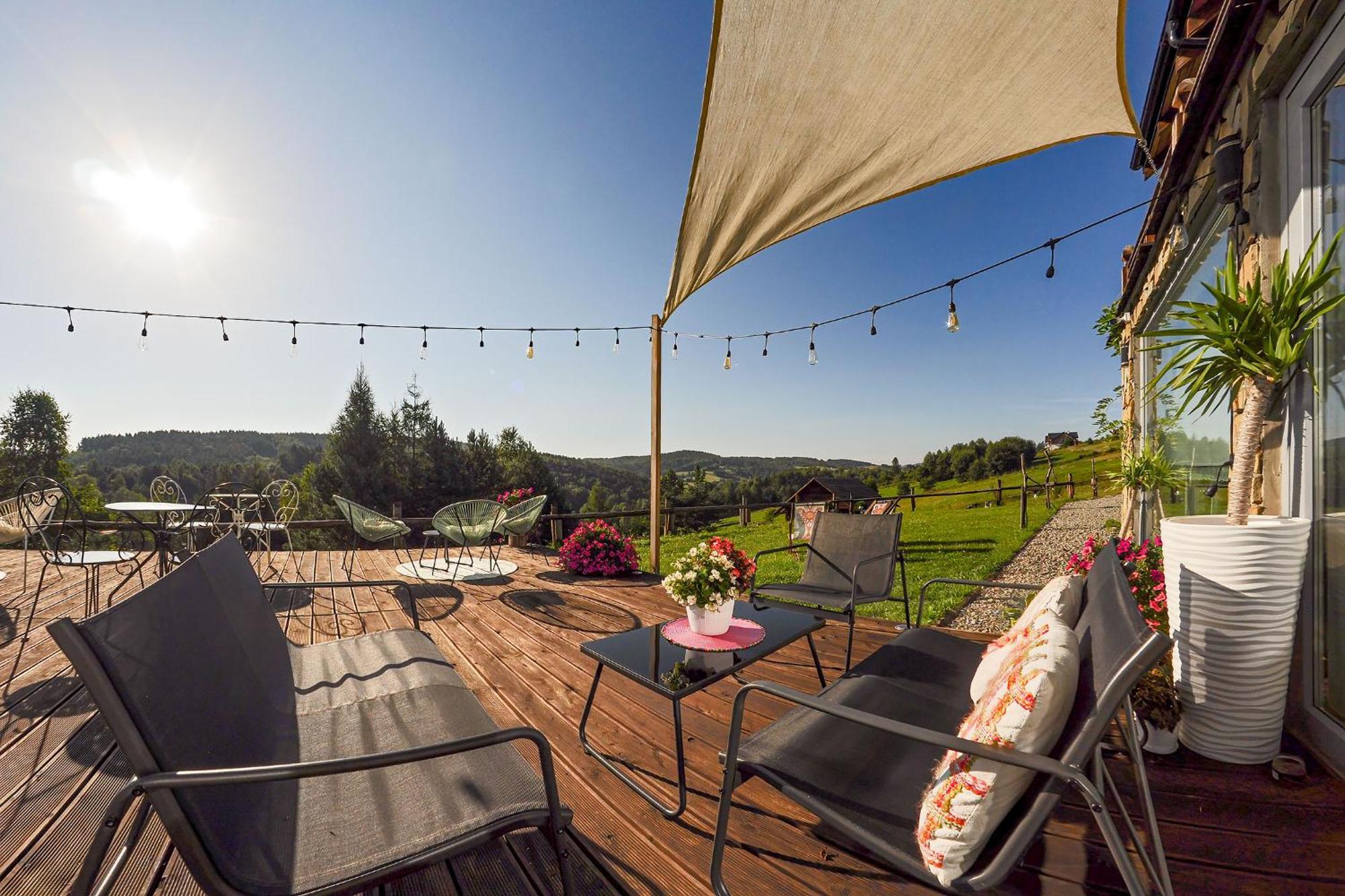 Chata W Bieszczadzie Apartamenty I Domki Z Sauna Bieszczady Polańczyk Exterior foto