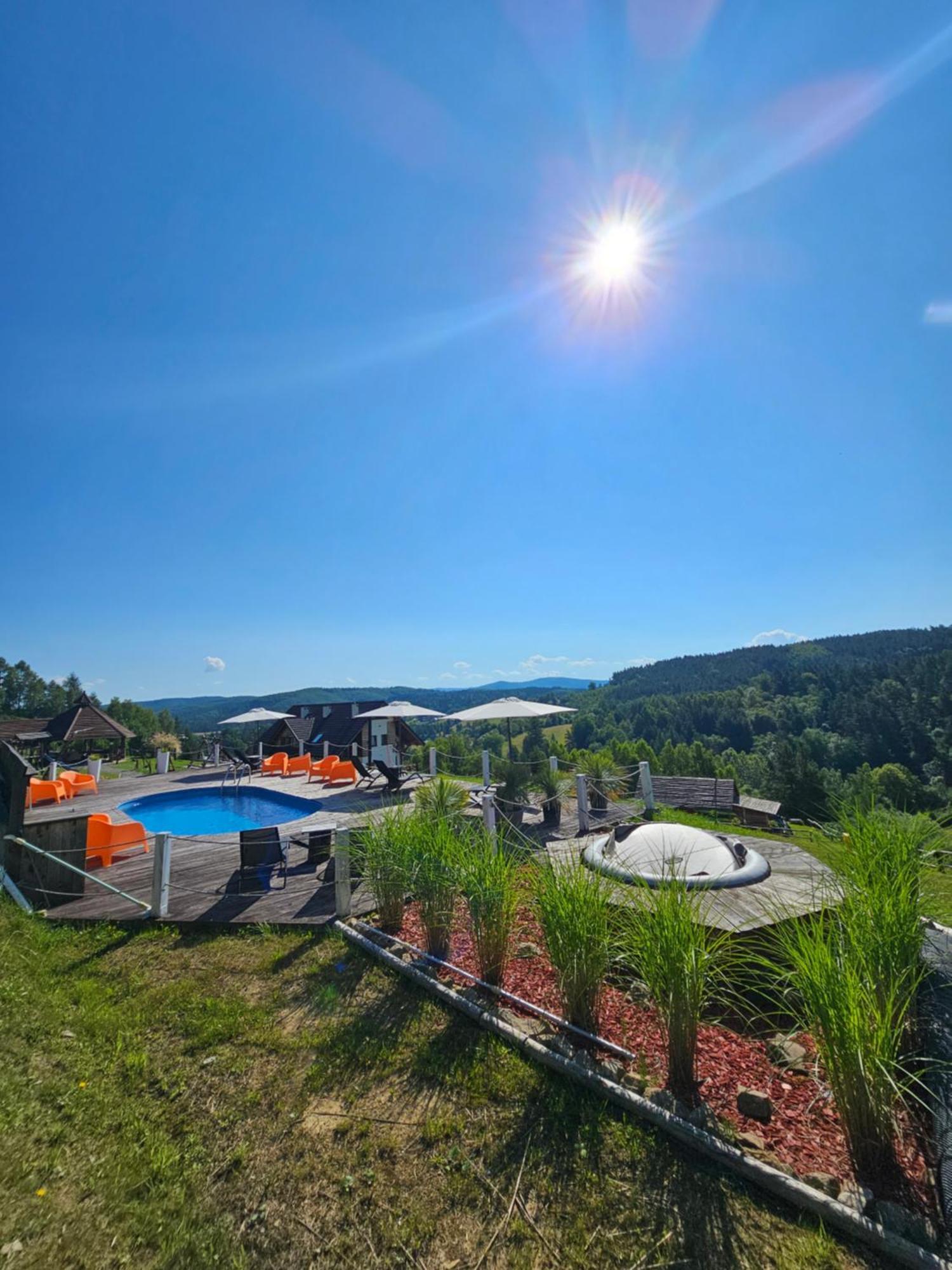 Chata W Bieszczadzie Apartamenty I Domki Z Sauna Bieszczady Polańczyk Exterior foto